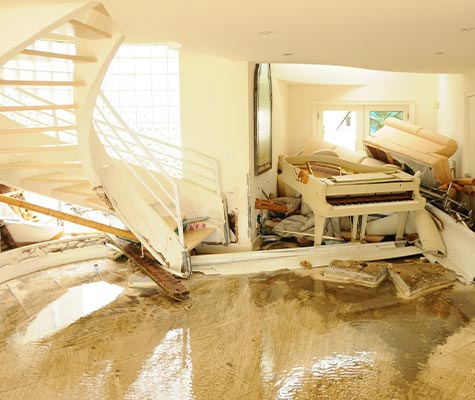 flood damaged property
